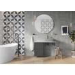 Kép 2/3 - AREZZO design Monterey 40cm-es alsószekrény 2 fiókkal Mf. Antracit színben