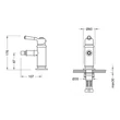 Kép 2/2 - AREZZO Oldfield bidécsaptelep  AR-51023