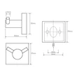 Kép 2/2 - AREZZO design BEMETA Beta dupla fogas AR-132106032