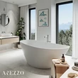 Kép 2/3 - arezzo design maryland öntöttmárvány szabadon álló kád