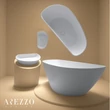 Kép 3/3 - arezzo design maryland öntöttmárvány szabadon álló kád