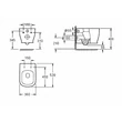 Kép 2/2 - AREZZO Charlton Rimless függesztett wc AR-401