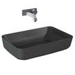 Kép 2/3 - AREZZO design pultra ültethető mosdó NOMIA 50x39, matt antracit