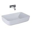 Kép 3/3 - AREZZO design pultra ültethető mosdó NOMIA 50x39, matt szürke