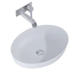 Kép 1/3 - AREZZO design pultra ültethető mosdó RIKA 52x40 matt szürke