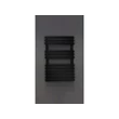 Kép 1/2 - AREZZO design Flat Black 800x500 törölközőszárítós radiátor AR-FB8050