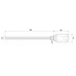 Kép 2/2 - AREZZO design fűtőpatron - fekete  600W AR-RD10B
