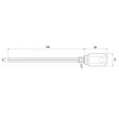 Kép 2/2 - AREZZO design fűtőpatron - fekete  600W AR-VT600B