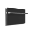 Kép 1/3 - AREZZO design ONYX 1 BLACK MATT elektromos törölközőszárító radiátor,  AR-ONYX1MBMATT