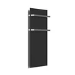 Kép 1/3 - AREZZO design ONYX 2 BLACK MATT elektromos törölközőszárító radiátor, AR-ONYX2MBMATT