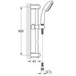 Kép 2/2 - Grohe New Tempesta II zuhanyszett 27598 00E