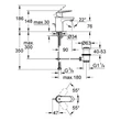 Kép 2/2 - Grohe Eurosmart Cosmopolitan mosdó csaptelep
