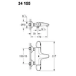 Kép 2/3 - grohe 3415002 méret