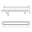 Kép 5/5 - deante nero 2in1 zuhanyfolyóka KOS_N09D 900 mm