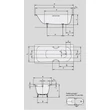 Kép 2/2 - kaldewei Saniform Plus kád 160x70