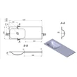 Kép 2/2 - Lunart TIMO 1200 L beépíthető, fényes fehér 1200x450x124