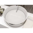 Kép 2/5 - Lunart AVA mosdótál, fényes fehér Ø450x150