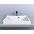 Kép 2/3 - Lunart ATTY 600 mosdótál, fényes fehér 597x418x126
