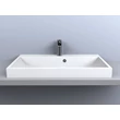 Kép 2/6 - Lunart ATTY 800 mosdótál, fényes fehér 794x417x126