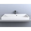 Kép 2/3 - Lunart ATTY 900 mosdótál, fényes fehér 897x417x126