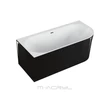 Kép 1/5 - M-Acryl Balance kád 160x75 balos, fekete