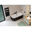Kép 4/6 - M-Acryl Balance kád 160x75 jobbos, fekete