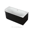Kép 1/6 - M-Acryl Balance kád 160x75 jobbos, fekete