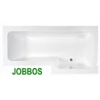 Kép 1/6 - M-Acryl Linea 150x70x85 Jobbos Aszimetrikus kád
