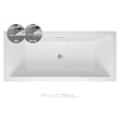 Kép 1/3 - M-Acryl Slim Sabina Pro kád vízszintes túlfolyóval 160x75