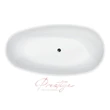 Kép 2/6 - m-acryl vanilla 168x86 műmárvány szabadon álló kád, fehér előlappal