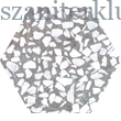 Kép 1/3 - cifre riazza hex grigio 23,2x26,7 cm