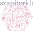 Kép 1/2 - cifre riazza hex pink 23,2x26,7 cm