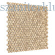 dunin allumi gold hexagon 14 matt mozaik 30x30 cm