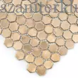 dunin allumi gold hexagon 14 matt mozaik 30x30 cm