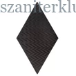 Kép 1/5 - dunin rombic black 04 matt mozaik 11,5x20 cm