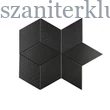 Kép 2/5 - dunin rombic black 04 matt mozaik 11,5x20 cm