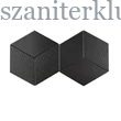 Kép 3/5 - dunin rombic black 04 matt mozaik 11,5x20 cm