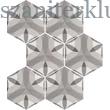 Kép 1/3 - equipe hexatile nature b&w 20x17,5 cm