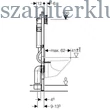 Kép 3/4 - Geberit Duofix wc szerelőelem UP320 +sigma20 nyomólap fehér/króm+rögzítő