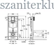 Kép 2/2 - Grohe Rapid SL szerelőelem fali wc-hez 38528 001 önhordó elem