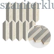 Kép 1/2 - paradyz mystic shadows beige mozaik csempe 27,4x29,8 cm