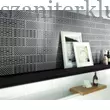 ragno brick glossy decor anthracite R4KS 10x30 cm