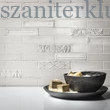 Kép 2/2 - ragno eden decoro tin bianco csempe R12C