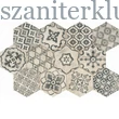 Kép 1/2 - ragno eden esagona decoro romance cotone RGL3 18,2x21 cm