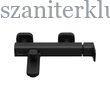 Kép 1/4 - ravak 10° free fekete fali kádcsaptelep szett nélkül, td f 022.20/150BL