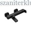 Kép 2/4 - ravak 10° free fekete fali kádcsaptelep szett nélkül, td f 022.20/150BL