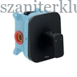 Kép 1/4 - ravak 10° free fekete falba sülyesztett csaptelep váltó nélkül r-boxhoz, td f 066.20BL