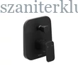 Kép 1/4 - ravak 10° free fekete falba sülyesztett csaptelep váltóval, td f 061.20BL