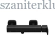 Kép 1/3 - ravak 10° free fekete fali zuhanycsaptelep szett nélkül, td f 032.20/150BL