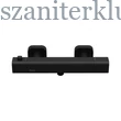 Kép 1/3 - ravak 10° free fekete fali termosztátos zuhanycsaptelep szett nélkül, td f 033.20/150BL